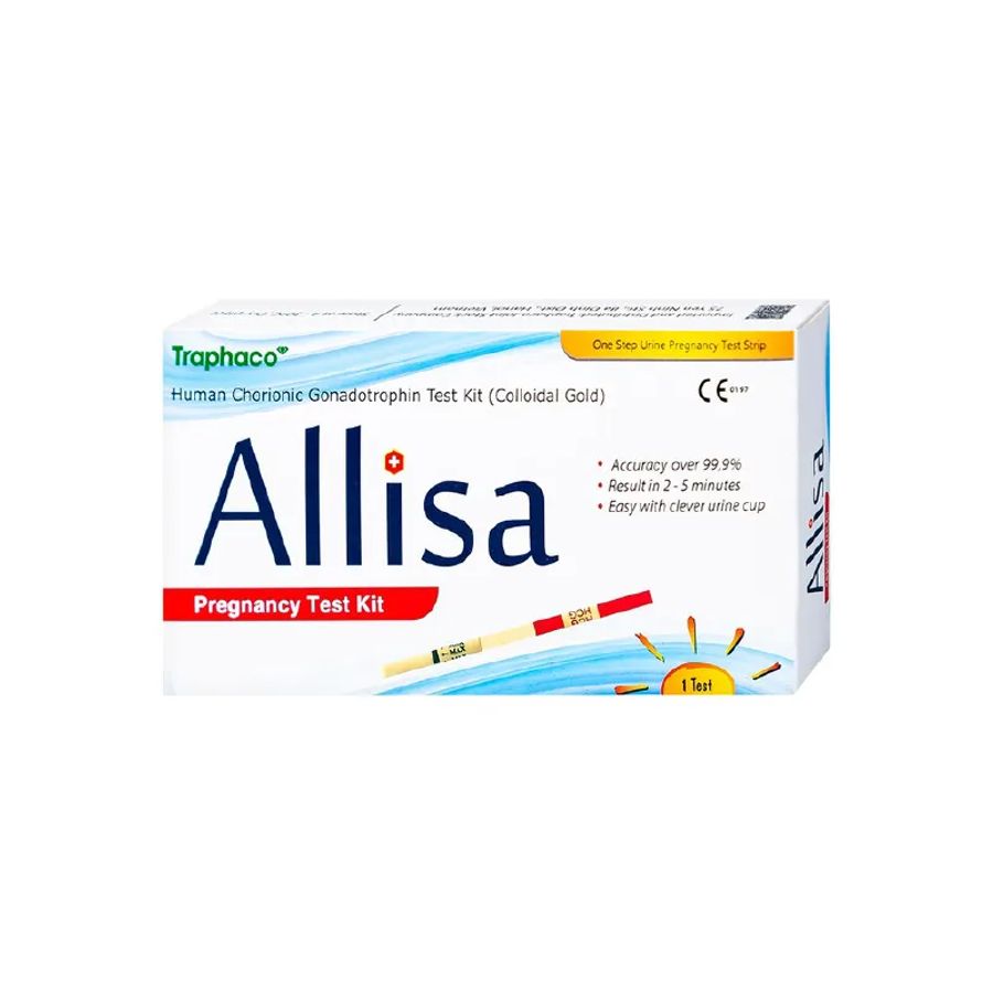 Que thử thai Allisa Pregnancy Test Kit hộp 1 cái hàng có sẵn