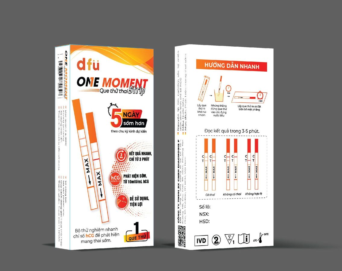 Que thử thai One Moment dfu hộp 1 que
