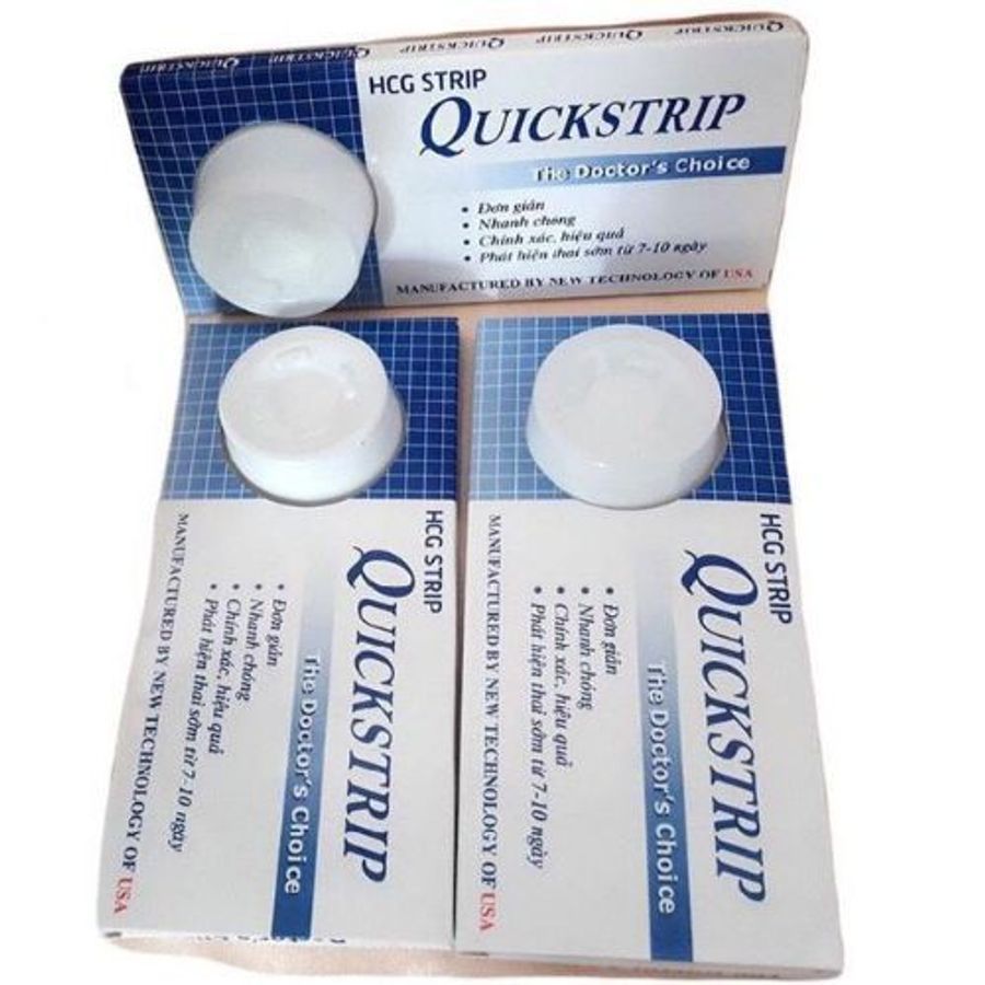 Que thử thai Quickstrip hộp 1 cái hàng có sẵn