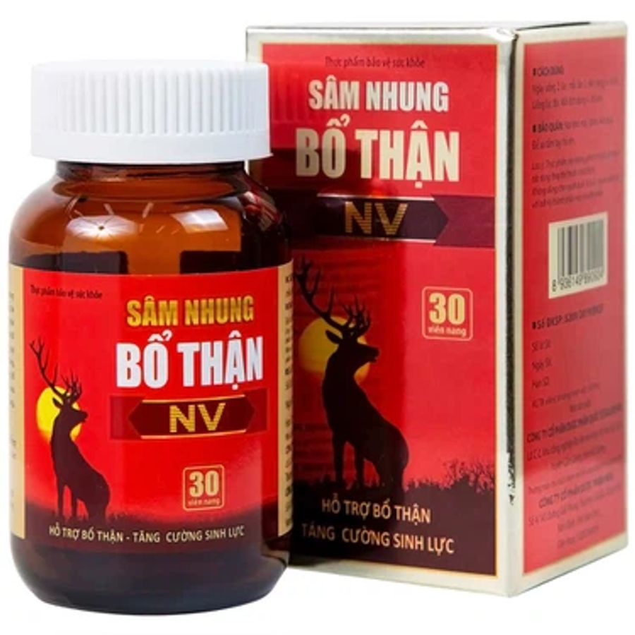 Sâm Nhung Bổ Thận NV Dolexpharm hộp 1 lọ 30 x viên