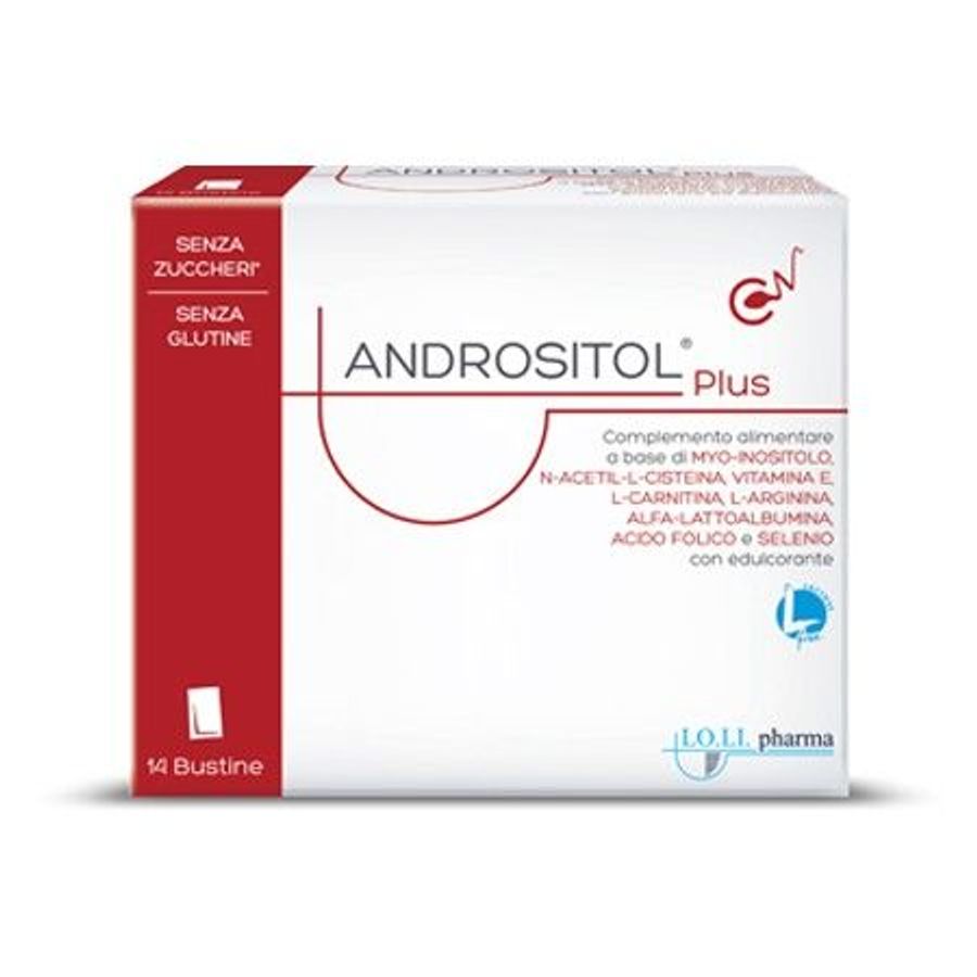 Tăng cường sức khỏe sinh sản nam giới Andrositol Plus hộp 14 gói