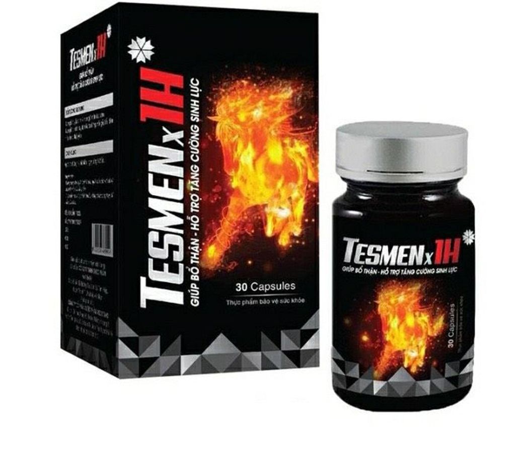 Thực phẩm hỗ trợ sinh lý Tesmen x 1H hộp 1 lọ 30 viên