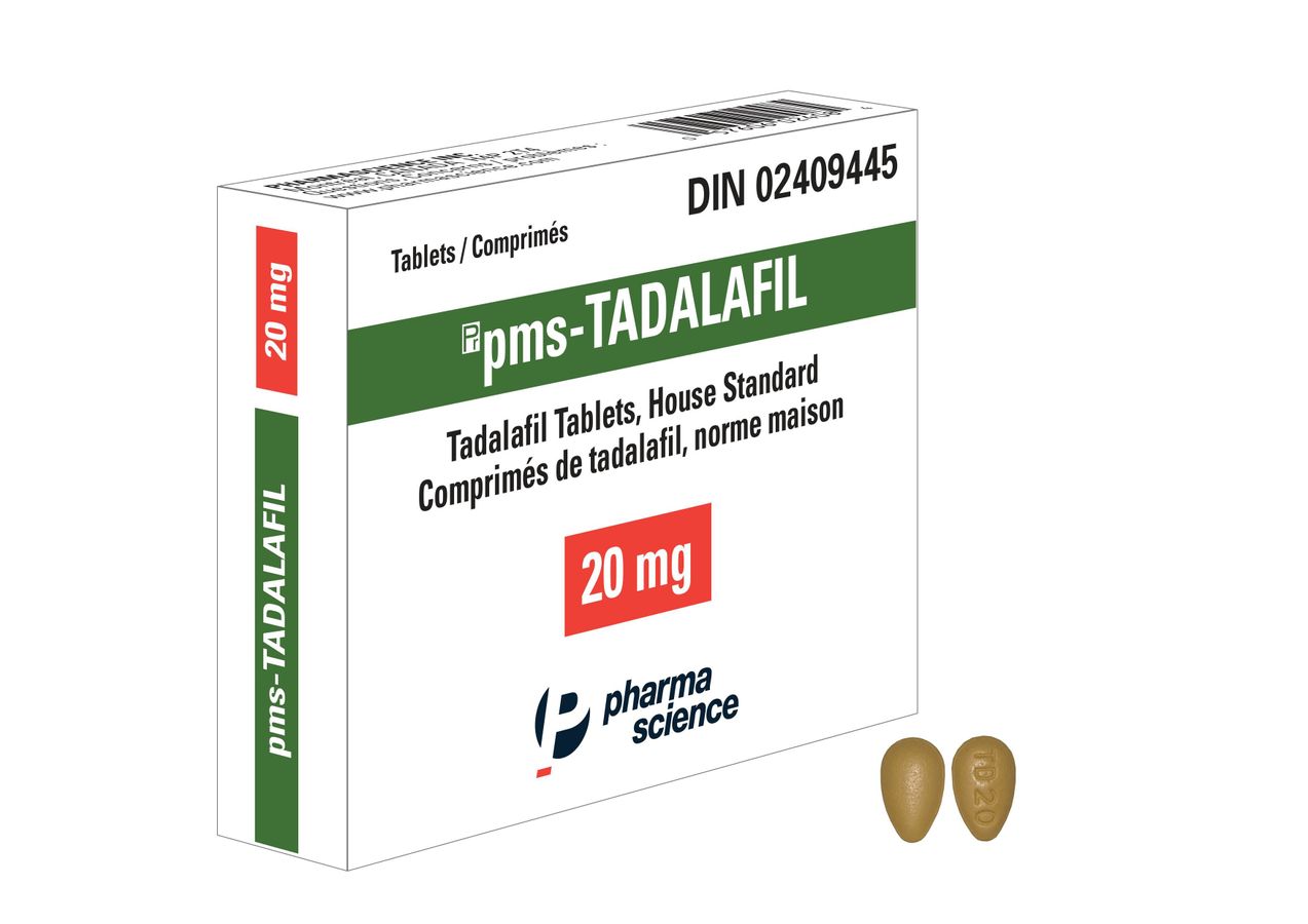Viên uống rối loạn cương dương pms-Tadalafil 20mg hộp 2 vỉ x 2 viên hàng có sẵn