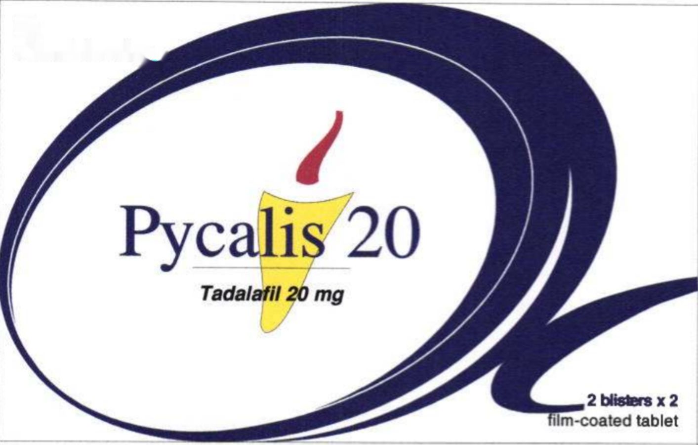 Viên uống rối loạn cương dương Pycalis 20 hộp 1 vỉ x 1 viên giao nhanh