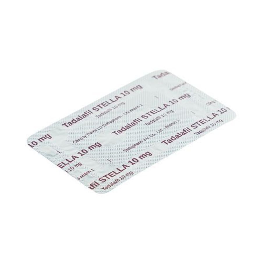 Viên uống rối loạn cương dương Tadalafil STELLA 10mg hộp 2 viên giao hàng kín đáo