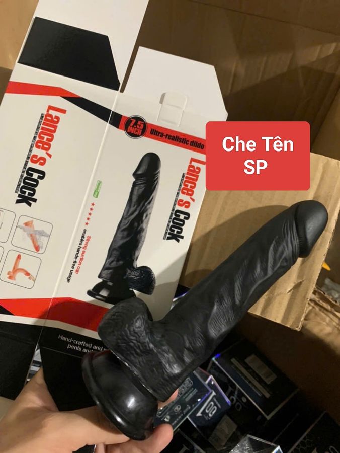 ( Hàng Công Ty) Dương vật giả 15cm, đế hít chân không, Che Tên Bảo Mật 