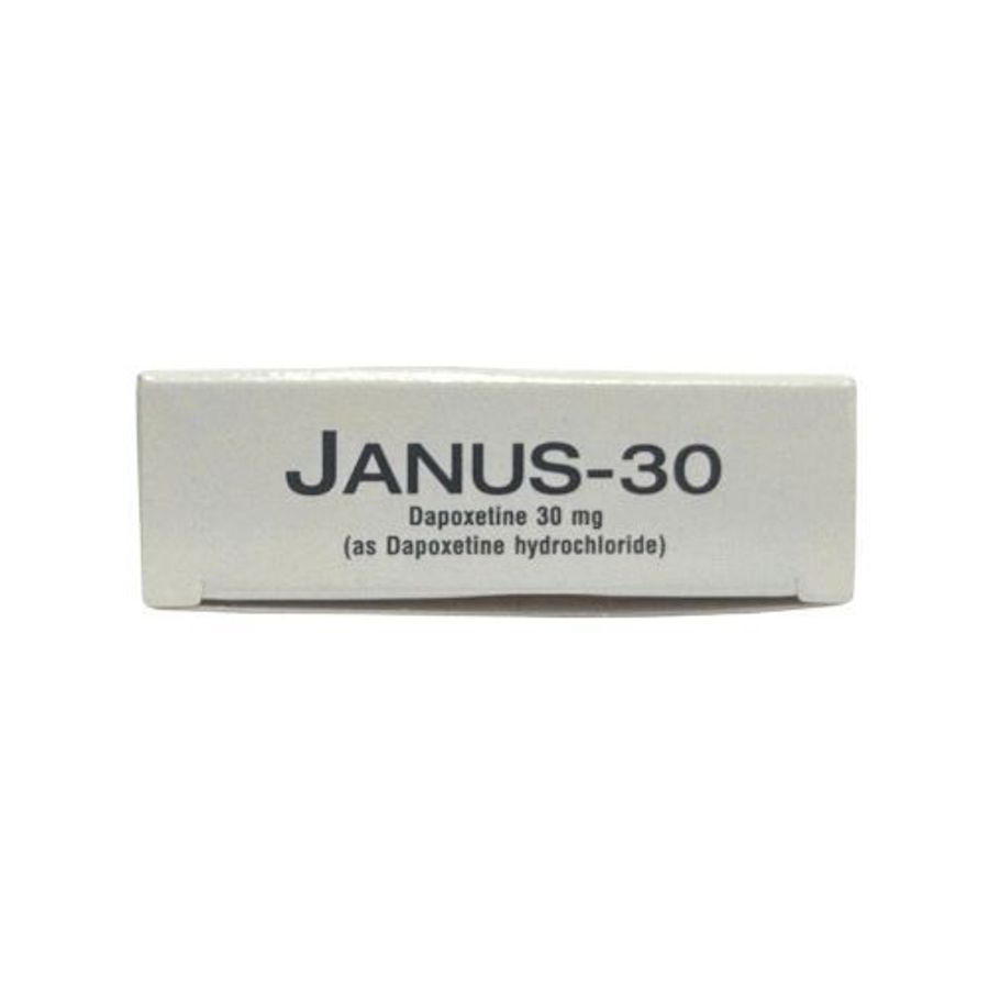 Viên uống xuất tinh sớm Janus-30 Davipharm hộp 2 vỉ x 4 viên đóng gói kín