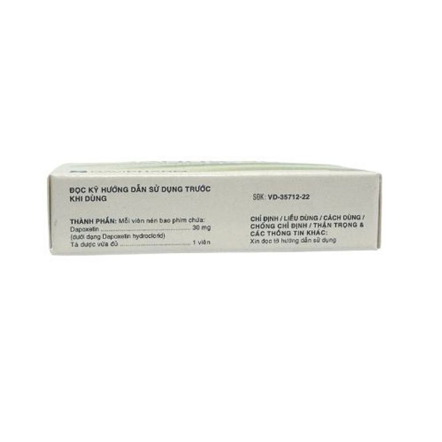 Viên uống xuất tinh sớm Janus-30 Davipharm hộp 2 vỉ x 4 viên hàng chuẩn