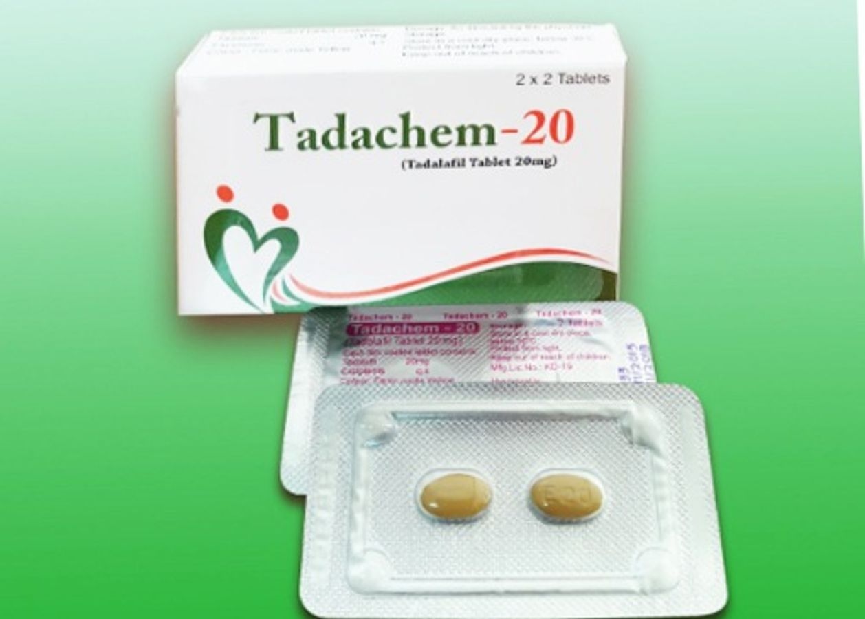 Viên uống rối loạn cương dương Tadachem-20 hộp 4 viên giao nhanh