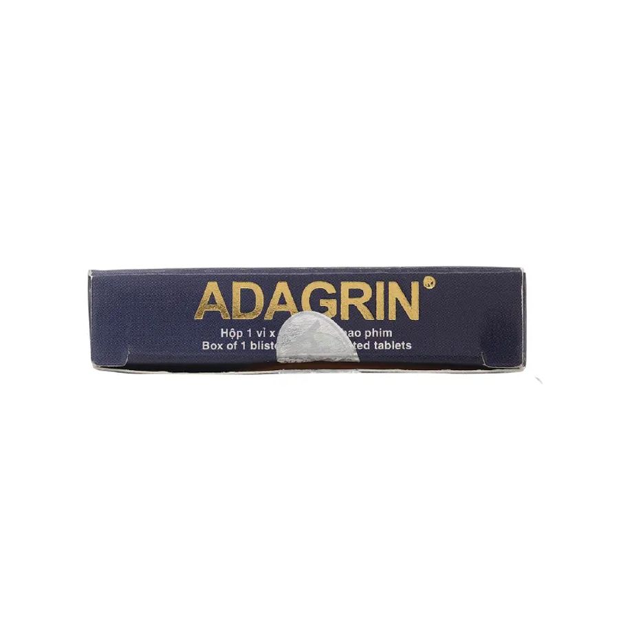 Viên uống rối loạn cương dương Adagrin 100mg (mẫu mới) hộp 3 viên mẫu mới