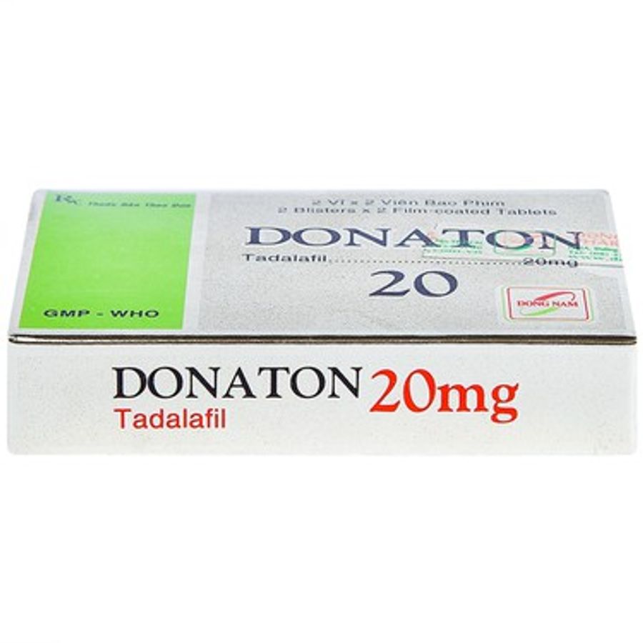 Viên uống rối loạn cương dương Donaton 20 Đông Nam hộp 2 vỉ x 2 viên mẫu mới