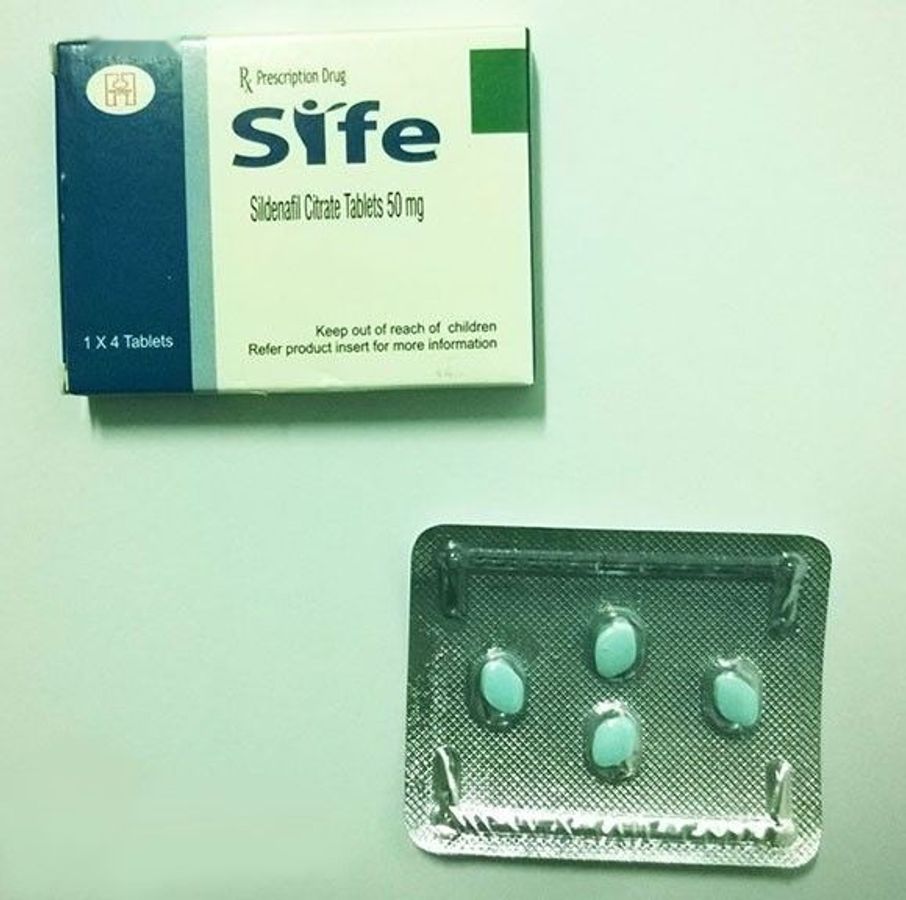Viên uống rối loạn cương dương SIFE - 50 hộp 1 vỉ x 4 viên giao nhanh