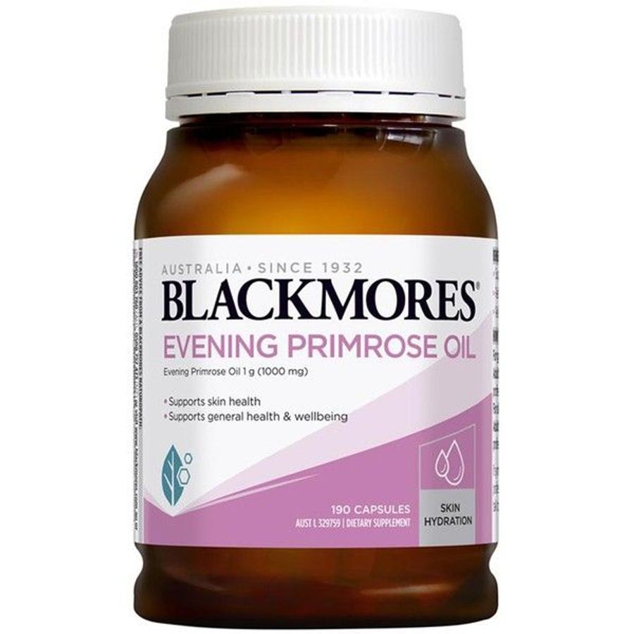 Tinh dầu hoa anh thảo BLACKMORES Evening Primrose Oil lọ 190 viên hàng có sẵn