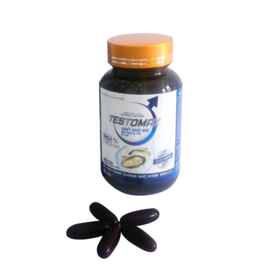 Viên hỗ trợ tăng cường sức khoẻ sinh lý Testomax hộp 30 viên giao nhanh