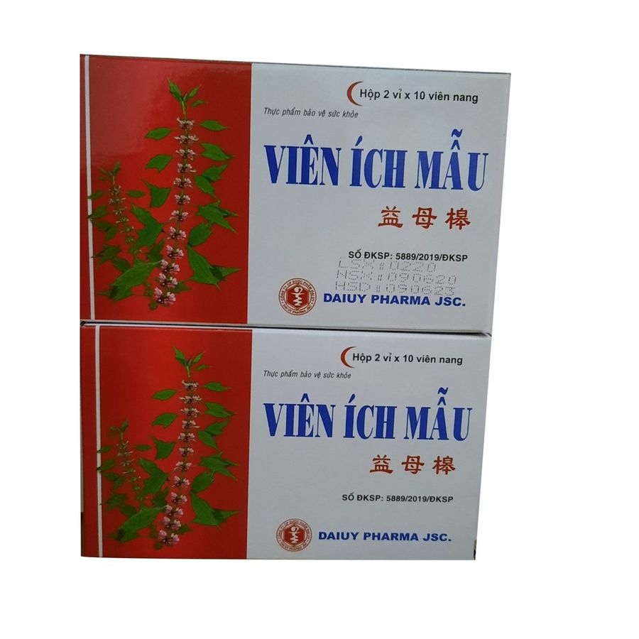 VIÊN ÍCH MẪU (Đại Uy) hộp 20 viên hàng có sẵn