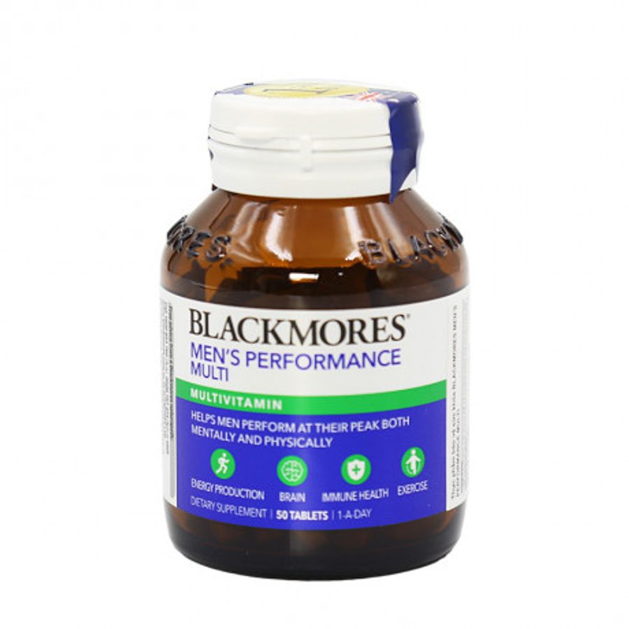 Viên tăng cường sinh lý nam Blackmores Men’s Performance Multi lọ 50 viên giao nhanh