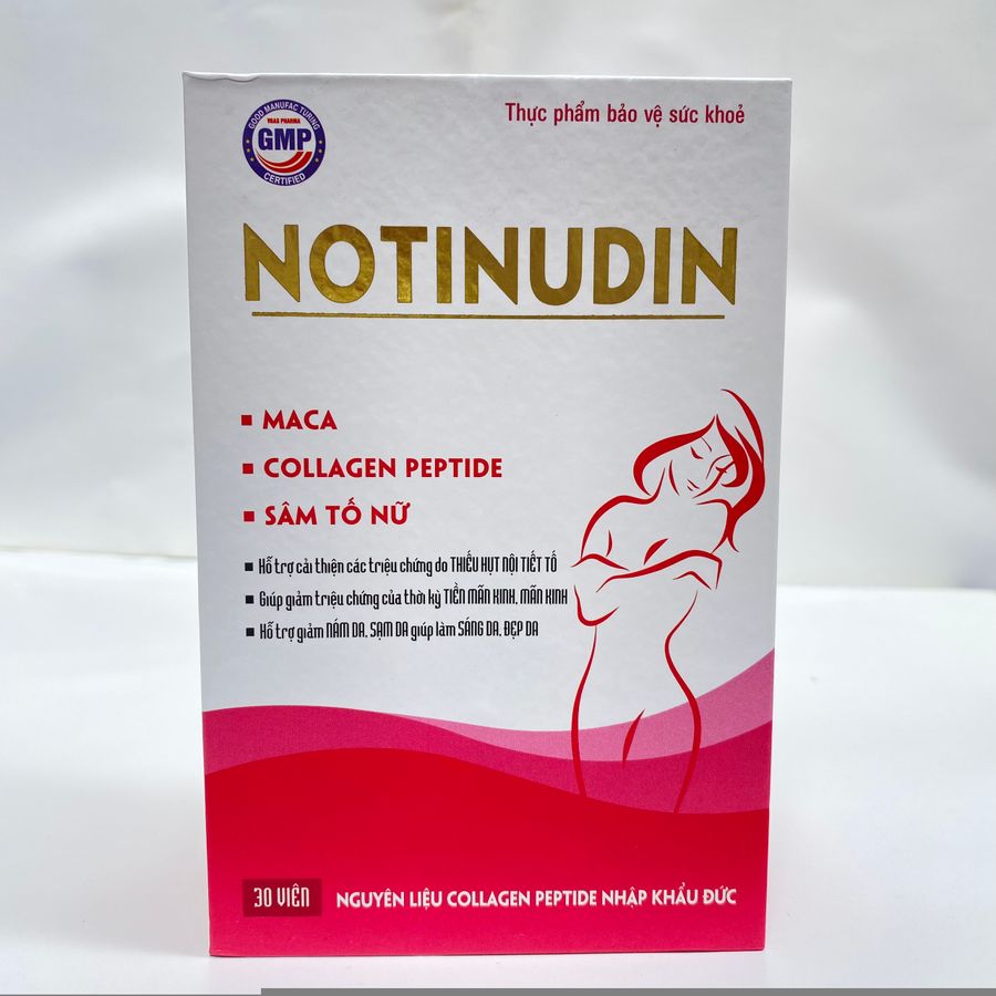 Viên uống bổ sung nội tiết tố nữ Notinudin hộp 30 viên