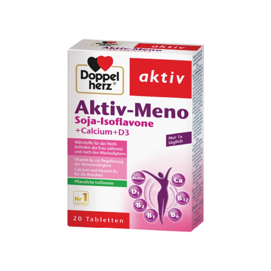 Viên uống cân bằng nội tiết tố nữ Doppel Herz Aktiv Active-Meno hộp 20 viên