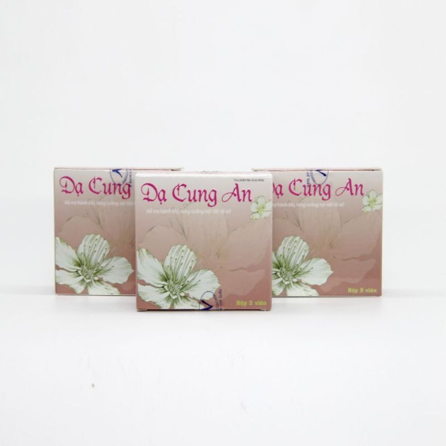 Viên uống giảm tác dụng phụ tránh thai Dạ Cung An hộp 2 viên giao nhanh