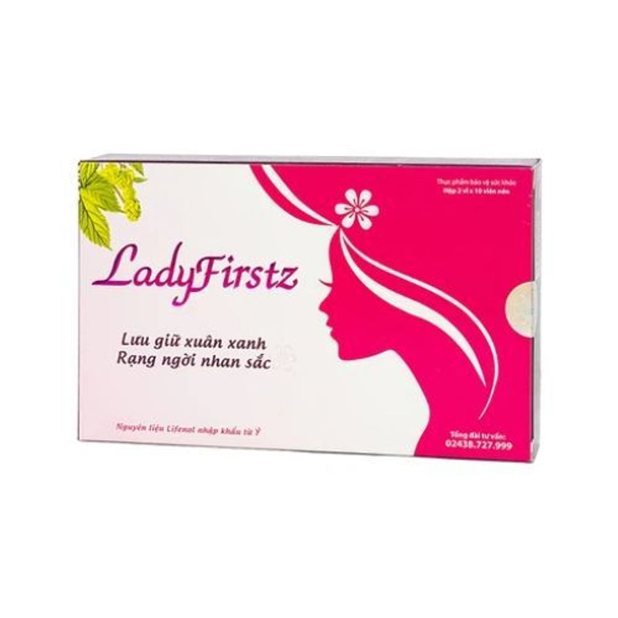 Viên uống giúp tăng nội tiết tố nữ, cải thiện sinh lý LadyFirstz hộp 2 vỉ x 10 viên