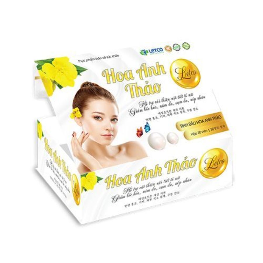 Viên uống hỗ trợ cải thiện nội tiết tố nữ HOA ANH THẢO LETCO hộp 1 lọ x 30 viên nang