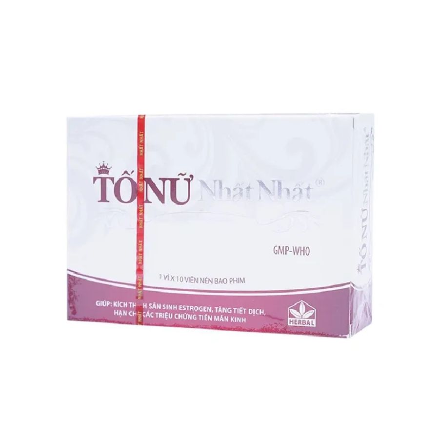 Viên uống hỗ trợ sinh lý nữ TỐ NỮ Nhất Nhất hộp 1 vỉ x 10 viên giao nhanh
