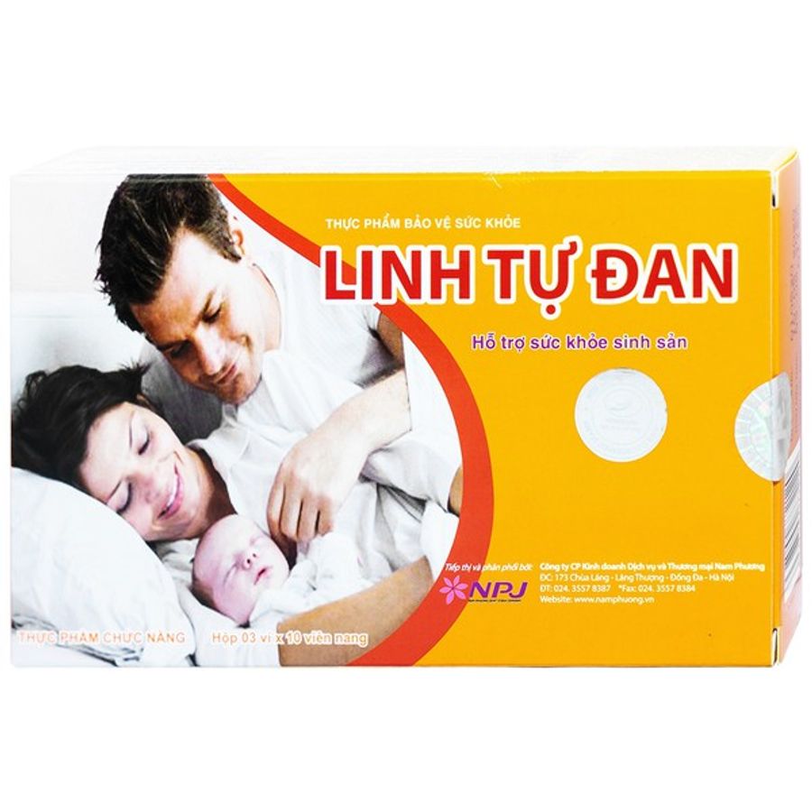 Viên uống hỗ trợ sức khỏe sinh sản Linh Tự Đan hộp 30 viên