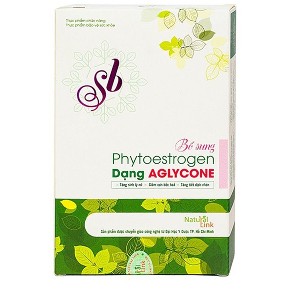 Viên uống mầm đậu nành SB bổ sung Phytoestrogen dạng aglycon hộp 30 viên