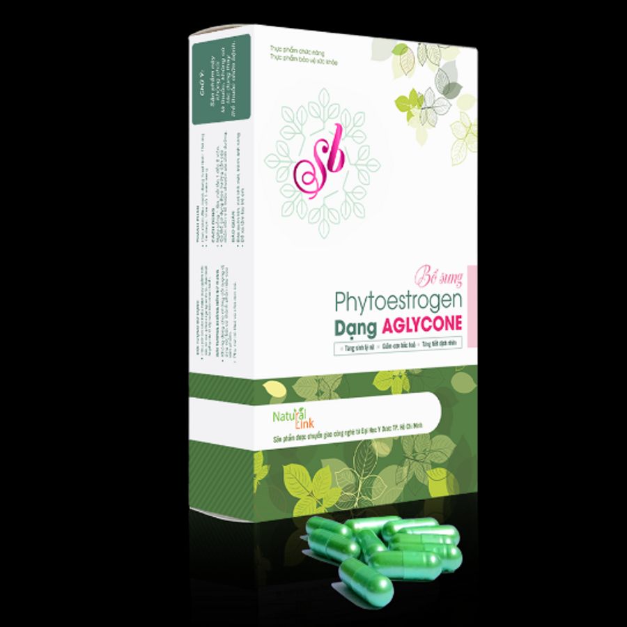 Viên uống mầm đậu nành SB bổ sung Phytoestrogen dạng aglycon hộp 30 viên hàng có sẵn