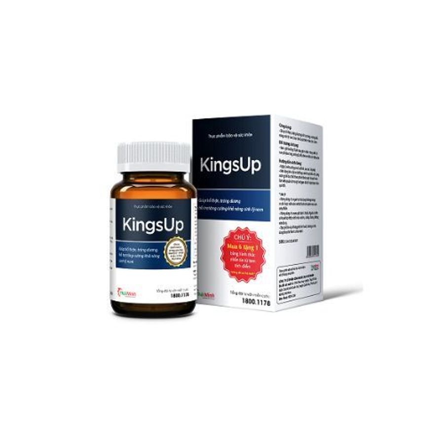 Viên uống tăng cường sinh lý nam KingsUp hộp 1 lọ 30 viên