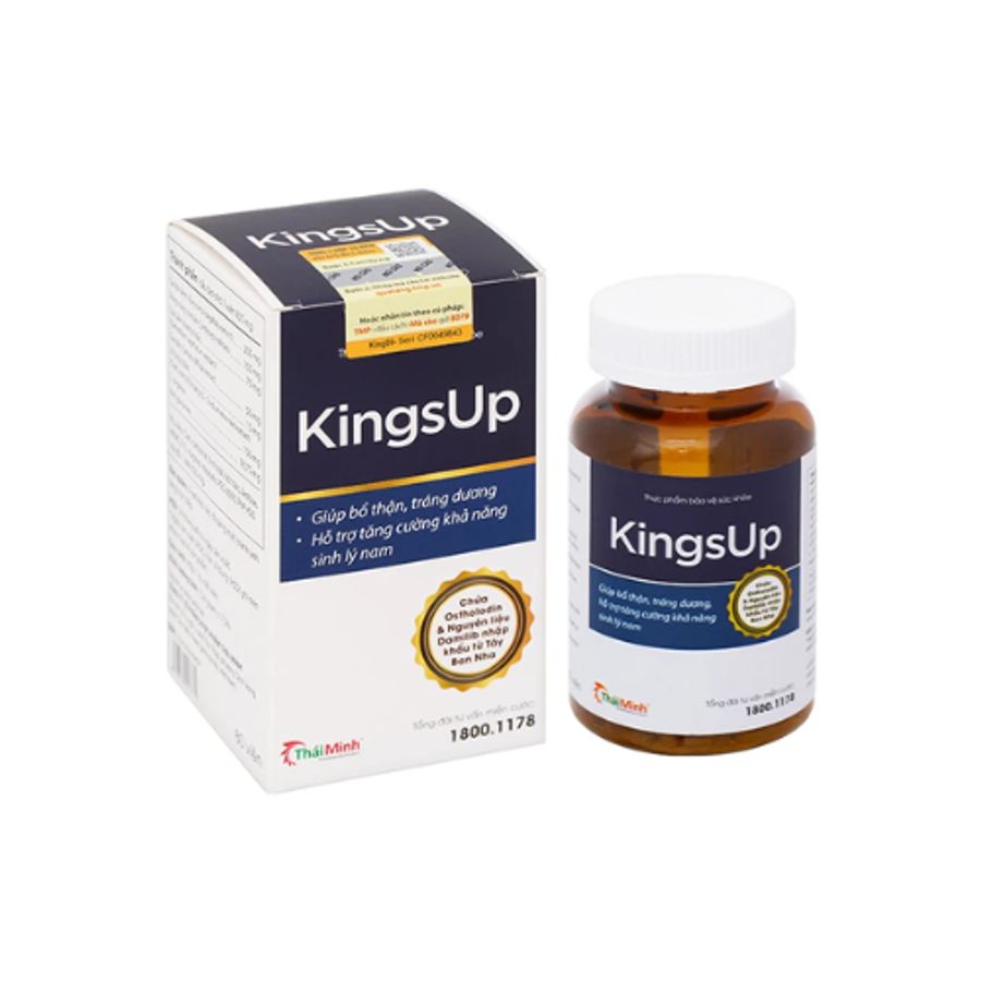 Viên uống tăng cường sinh lý nam KingsUp hộp 1 lọ 80 viên