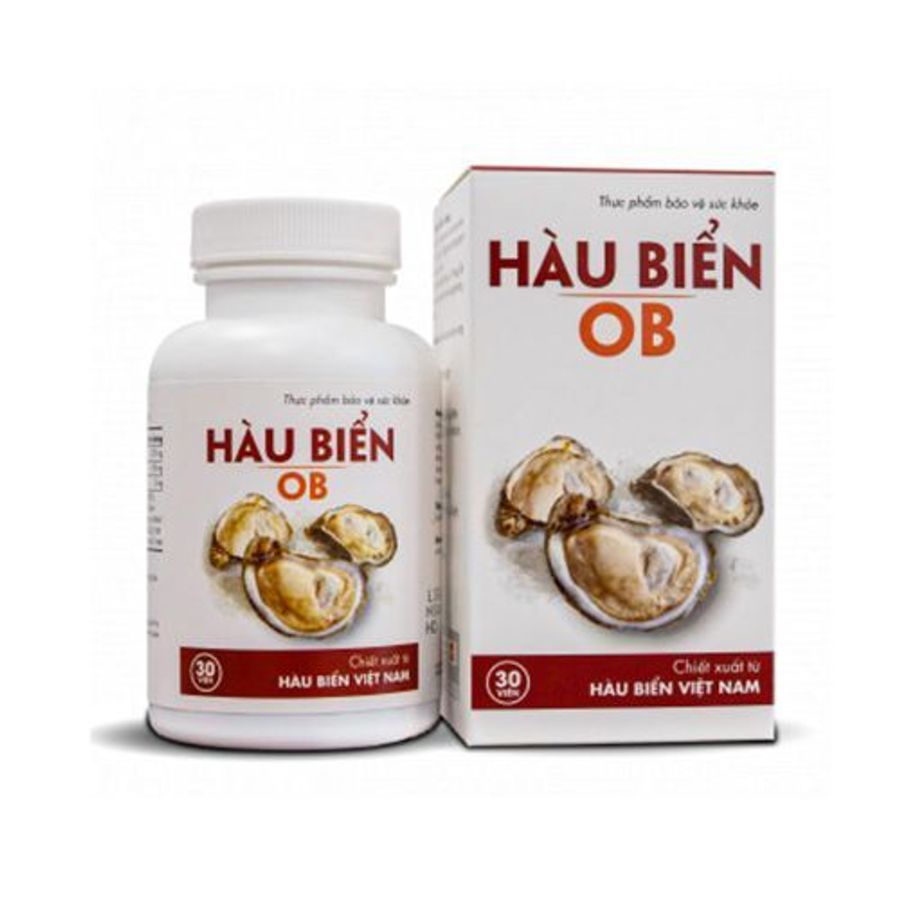 Viên uống tăng cường sinh lý nam Tinh Hàu Biển OB hộp 1 lọ 30 viên