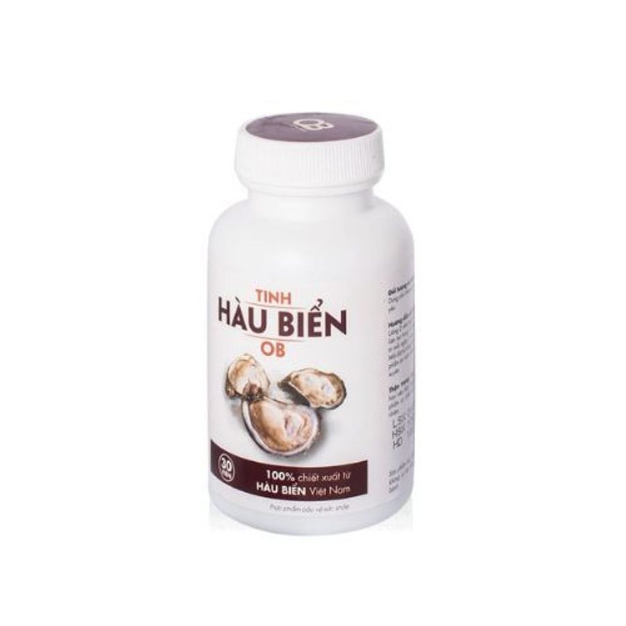 Viên uống tăng cường sinh lý nam Tinh Hàu Biển OB hộp 1 lọ 30 viên hàng có sẵn