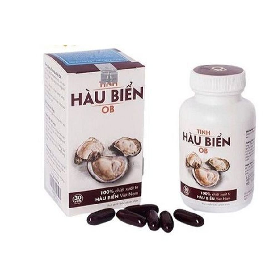 Viên uống tăng cường sinh lý nam Tinh Hàu Biển OB hộp 1 lọ 30 viên giao nhanh