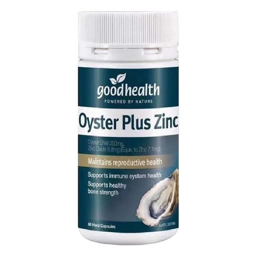 Viên uống tinh chất hàu và kẽm Oyster Plus Zinc Goodhealth lọ 60 viên