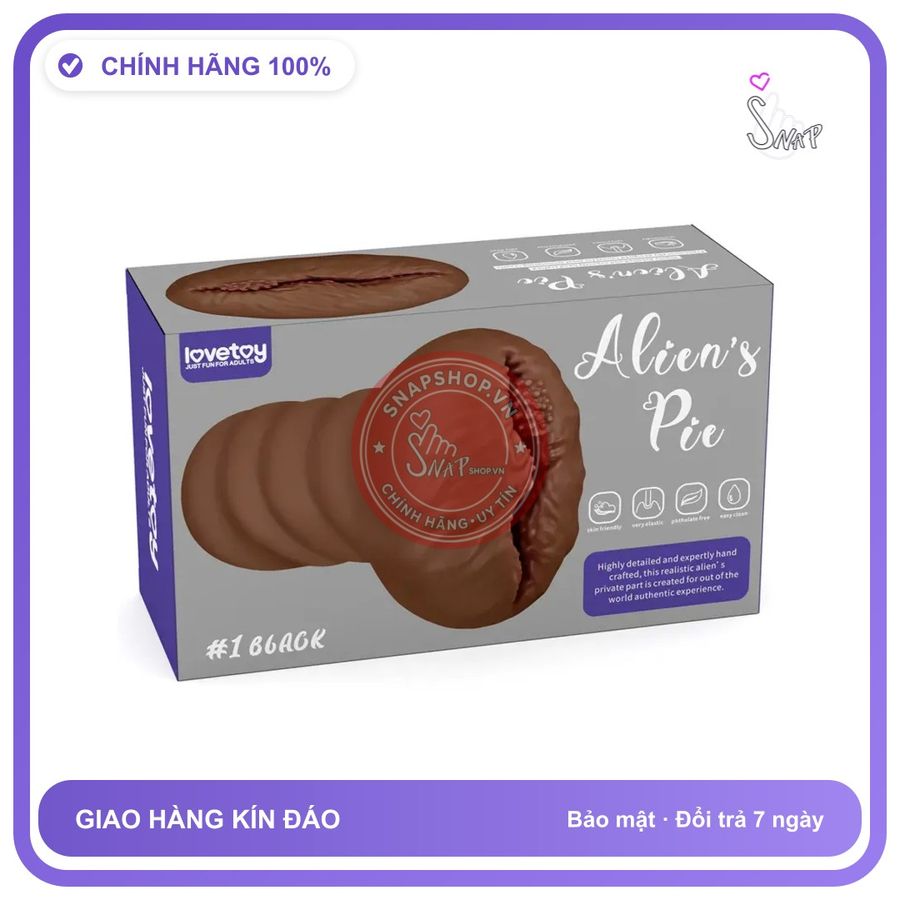 Lovetoy Alien s Pie Âm Đạo Giả Cầm Tay chính hãng - silicone mềm mại, chất liệu an toàn cho da, dễ vệ sinh - giao hàng che tên kín đáo