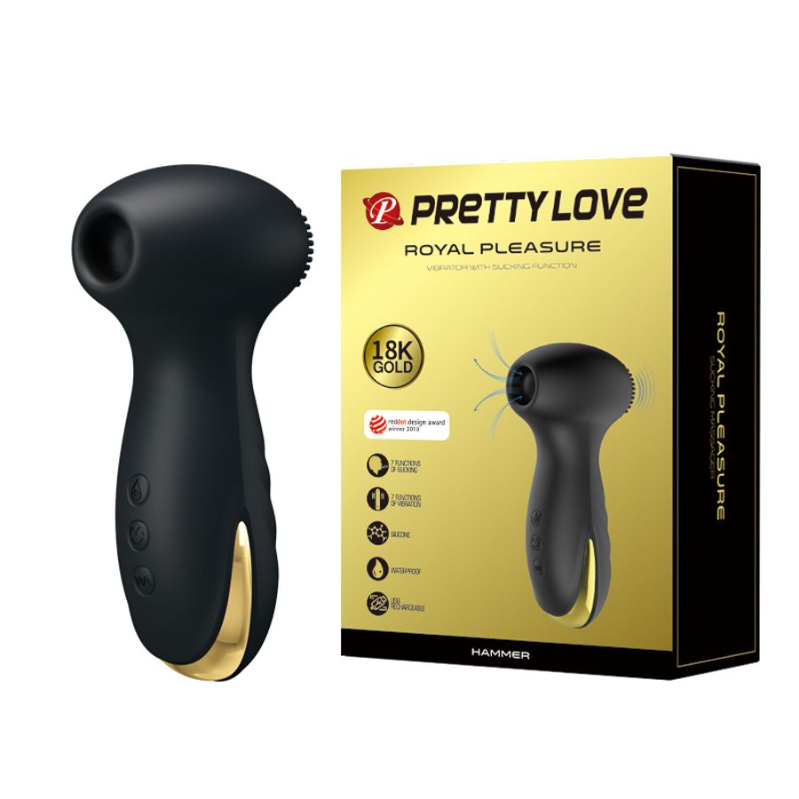Máy Rung Hút Cao Cấp Đa Chế Độ Pretty Love Hammer chính hãng - chất liệu an toàn cho da, dễ vệ sinh, êm ái khi dùng - giao hàng che tên kín đáo