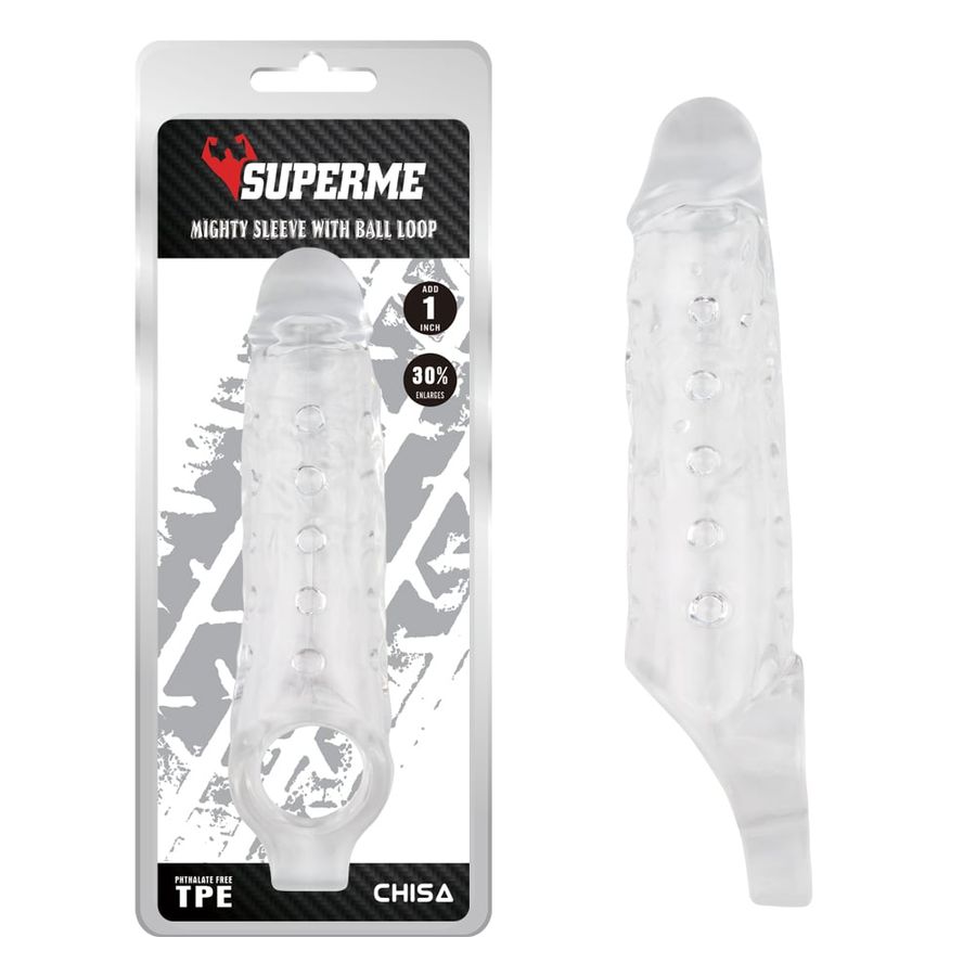 Đôn Dên Tăng Kích Thước Superme Mighty Sleeve With Ball Loop chính hãng - chất liệu an toàn cho da, dễ vệ sinh, êm ái khi dùng - giao hàng che tên kín đáo