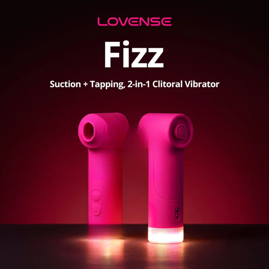 Máy Bú Hút Âm Vật Lovense Fizz 2in1 Điều Khiển App chính hãng - sạc USB, điều khiển từ xa, chống nước - giao hàng che tên kín đáo