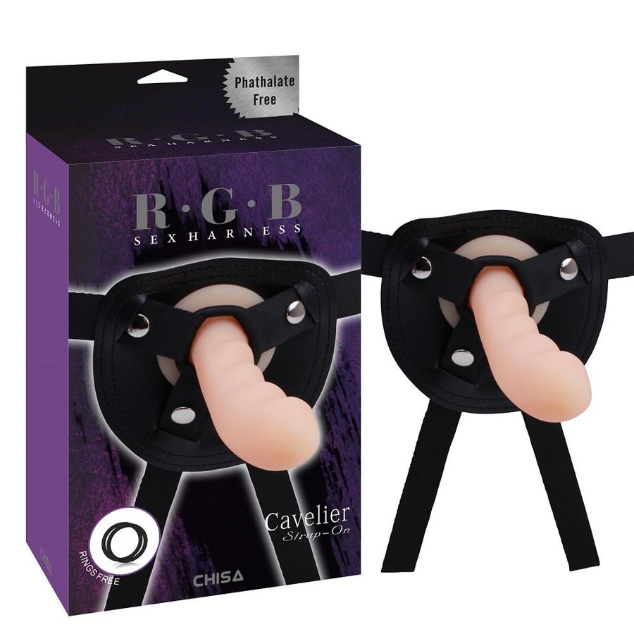 Dương Vật Giả Strap On Chisa Cavelier chính hãng - chất liệu an toàn cho da, dễ vệ sinh, êm ái khi dùng - giao hàng che tên kín đáo