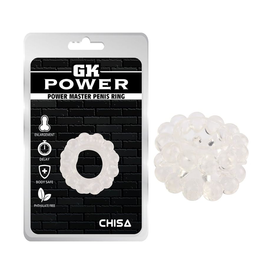 Vòng Đeo Bi Chisa GK Power Master Penis Ring chính hãng - thấm nhanh không nhờn rít, dùng trước khi quan hệ, nhỏ gọn dễ mang theo - giao hàng che tên kín đáo