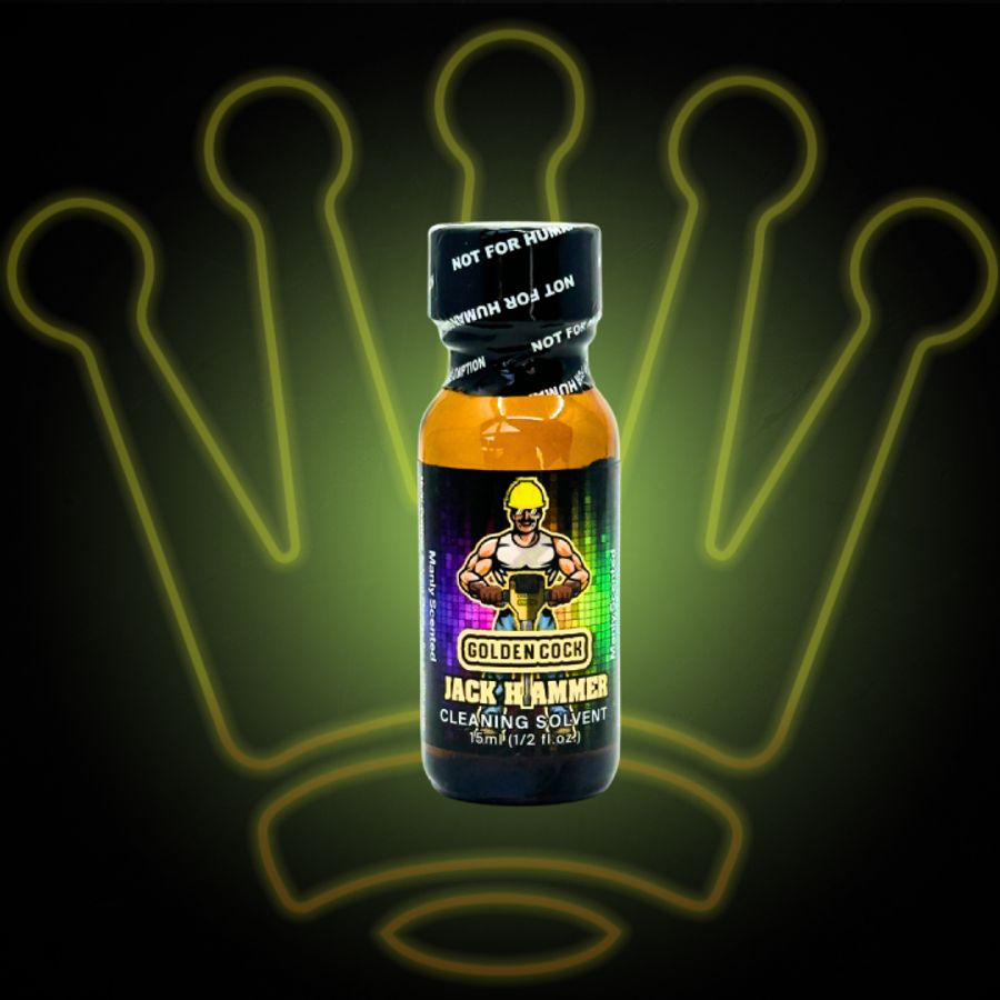 Popper Golden Cock Jack Hammer chính hãng - hàng chuẩn nhập khẩu, nắp kín không bay hơi, dùng được nhiều lần - giao hàng che tên kín đáo