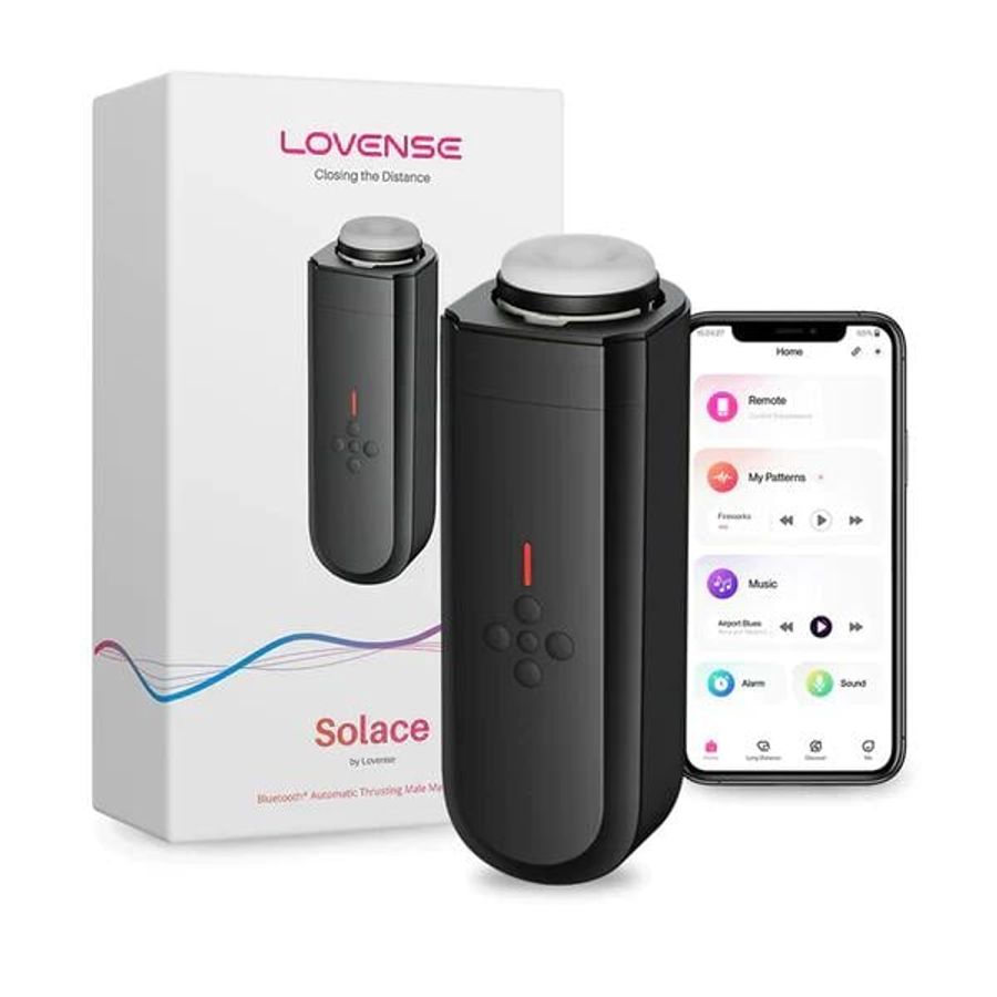 Âm Đạo Giả Lovense Solace Điều Khiển App chính hãng - sạc USB, silicone mềm mại, chất liệu an toàn cho da - giao hàng che tên kín đáo