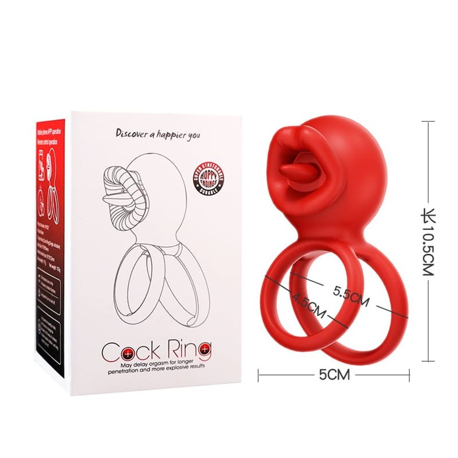 Vòng Rung Dương Vật Cock Ring Điều Khiển App chính hãng - chất liệu an toàn cho da, dễ vệ sinh, êm ái khi dùng - giao hàng che tên kín đáo
