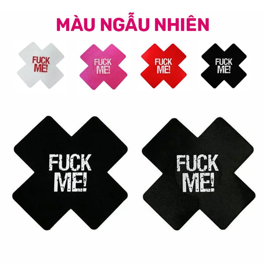 Miếng Dán Ti Fuck Me chính hãng - chất liệu an toàn cho da, dễ vệ sinh, êm ái khi dùng - giao hàng che tên kín đáo
