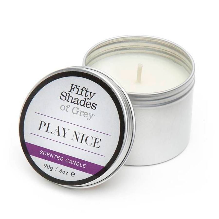 Nến Thơm Fifty Shades Of Grey Play Nice Hương Vanilla chính hãng - chất liệu an toàn cho da, dễ vệ sinh, êm ái khi dùng - giao hàng che tên kín đáo