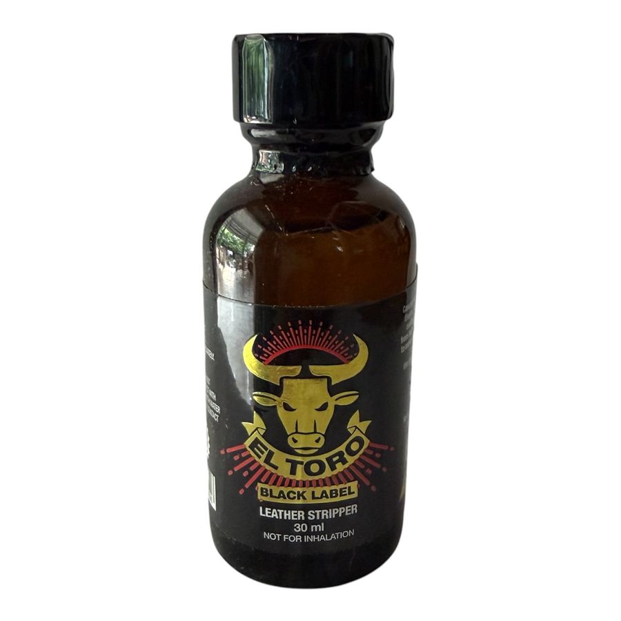 Poppers Mỹ EL Toro Black Label 30ml - Leather Stripper