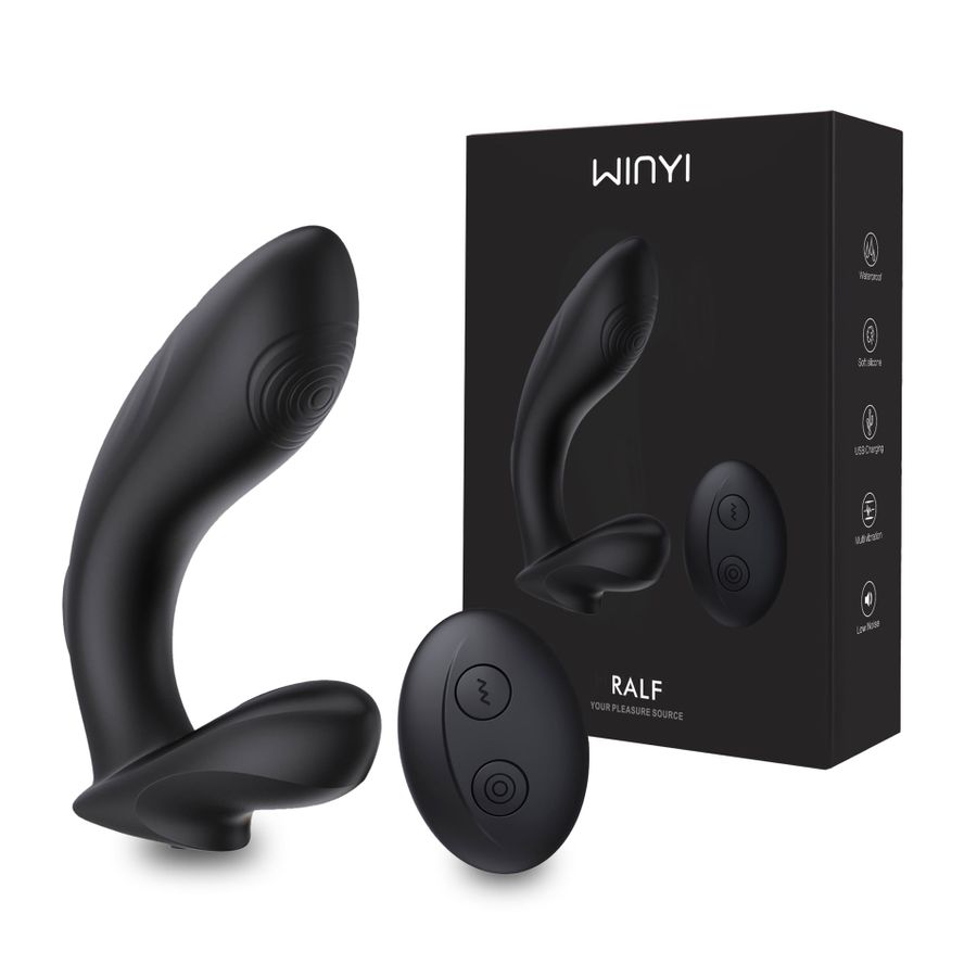 Máy Rung Hậu Môn Winyi Ralf 10 Chế Độ Rung chính hãng - chất liệu an toàn cho da, dễ vệ sinh, êm ái khi dùng - giao hàng che tên kín đáo