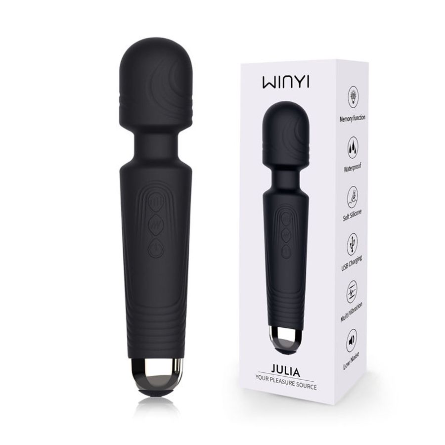 Chày Rung Winyi Julia 20 Chế Độ Rung chính hãng - chất liệu an toàn cho da, dễ vệ sinh, êm ái khi dùng - giao hàng che tên kín đáo