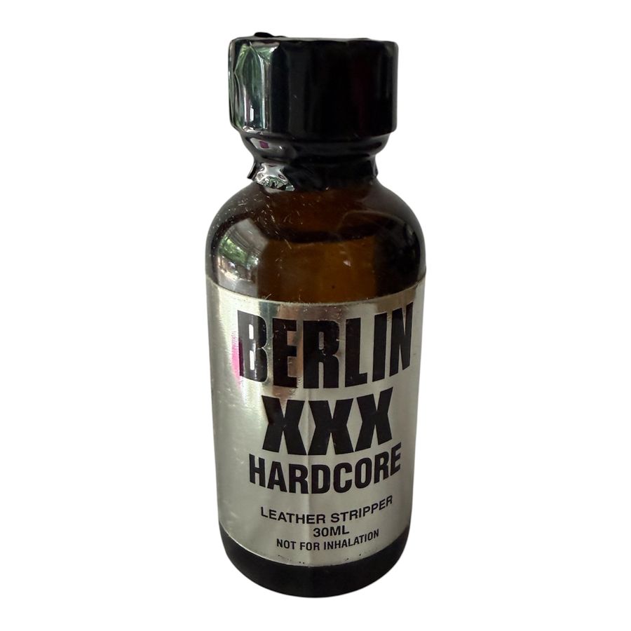 Poppers Mỹ BERLIN XXX HARDCORE 30ml - Leather Stripper